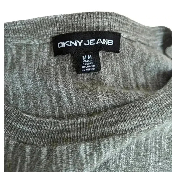 DKNY JEANS Light Heather Green Dolman Sweater Size M - Picture 8 of 8